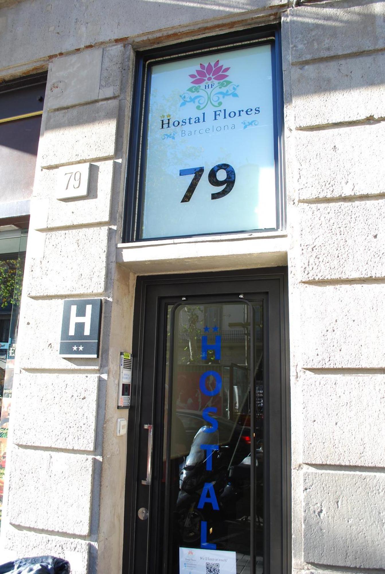 Hostal Las Flores Ramblas 巴塞罗那 外观 照片