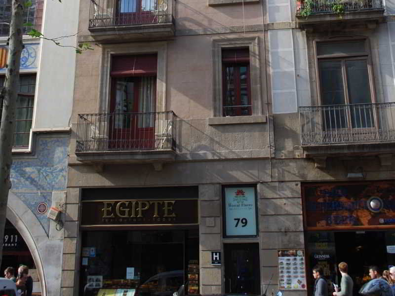Hostal Las Flores Ramblas 巴塞罗那 外观 照片